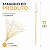 PALITO EM BAMBU PARA PETISCOS BOLINHAS PEROLADAS 12CM C/20 UND - Imagem 2