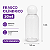 FRASCO CILINDRICO COM TAMPA REDONDA BRANCA 30ML C/10 UND - Imagem 2