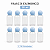 FRASCO CILINDRICO COM TAMPA REDONDA AZUL BEBE 30ML C/10 UND - Imagem 1