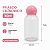 FRASCO CILINDRICO COM TAMPA REDONDA ROSA BEBE 30ML C/10 UND - Imagem 2