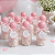 FRASCO CILINDRICO COM TAMPA REDONDA ROSA BEBE 30ML C/10 UND - Imagem 3