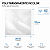 POLI TRANSPARENTE INCOLOR FOLHA PARA BROWNIE 20X20 C/100 UND - Imagem 4