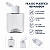 FRASCO REPARADOR COM TAMPA R18 FLIP TOP BRANCA 35ML C/10 UND - Imagem 2