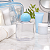 FRASCO REPARADOR COM TAMPA REDONDA AZUL BEBE 35ML C/10 UND - Imagem 3