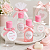 FRASCO CILINDRICO COM TAMPA FLIP TOP ROSA BEBE 30ML C/10 UNIDADES - Imagem 4