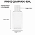 FRASCO QUADRADO COM TAMPA R18 FLIP TOP CRISTAL 42ML C/10 UNIDADES - Imagem 2