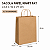 SACOLA PAPEL KRAFT NATURAL 23,5X10X39 COM 10 UND - Imagem 1