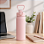 GARRAFA TERMICA INOX 700ML ROSA MORI - Imagem 1