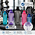 SQUEEZE DE PLASTICO 600ML COM PORTA GELO CORES DIVERSAS - Imagem 4