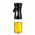 GALHETEIRO DE VIDRO PORTA AZEITE COM BORRIFADOR PRETO 210ML - Imagem 1