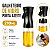 GALHETEIRO DE VIDRO PORTA AZEITE COM BORRIFADOR PRETO 210ML - Imagem 2