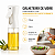 GALHETEIRO DE VIDRO PORTA AZEITE COM BORRIFADOR BRANCO 210ML - Imagem 2