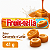 BALA FRUIT-TELLA CARAMELO MAIS LEITE 41G C/10 UND - Imagem 3