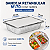 BANDEJA RETANGULAR M170 COM TAMPA 1100ML C/10 UND - Imagem 4