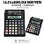 CALCULADORA DUO MORI PRETA COM 12 DIGITOS 2 DISPLAYS - Imagem 3
