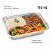 BANDEJA ALUMINIO COM TAMPA PET TRANSP M131 750ML C/50 UND - Imagem 2