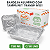BANDEJA ALUMINIO COM TAMPA PET TRANSP M131 750ML C/50 UND - Imagem 4