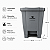 LIXEIRA 50 LITROS CINZA COM PEDAL PERFECT - Imagem 3
