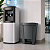 LIXEIRA 50 LITROS CINZA COM PEDAL PERFECT - Imagem 4