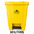 LIXEIRA 50 LITROS AMARELA COM PEDAL PERFECT - Imagem 4
