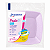 PRATO ACRILICO 15CM LILAS CANDY QUADRADO C/10 UND - Imagem 1
