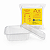KIT POTE/TAMPA RETANGULAR PLAST TRANSPARENTE PP 250ML COM 20 UNIDADES - Imagem 1