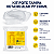 KIT POTE/TAMPA RETANGULAR PLAST TRANSPARENTE PP 250ML COM 20 UNIDADES - Imagem 2