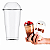 COPO CRYSTAL BELLO 300ML COM TAMPA BOLHA C/20 UNIDADES - Imagem 1