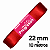 FITA CETIM VERMELHO CEREJA 2084 22MM X 10 METROS - Imagem 4