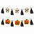 GUIRLANDA HALLOWEEN 3 METROS UNIDADE ABOBORA/CAVEIRA - Imagem 1