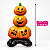 BALAO METALIZADO HALLOWEEN ABOBORAS - Imagem 2
