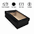 CAIXA RETANGULAR PRETA COM VISOR 35X23X9CM UNIDADE - Imagem 4