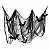ENFEITE TEIA C/9 MORCEGOS HALLOWEEN PRETA - Imagem 1