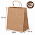 SACOLA PAPEL KRAFT NATURAL 22X13,5X29,5CM C/10 UND - Imagem 4