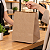 SACOLA PAPEL KRAFT NATURAL 22X13,5X29,5CM C/10 UND - Imagem 3