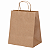 SACOLA PAPEL KRAFT NATURAL 22X13,5X29,5CM C/10 UND - Imagem 1