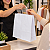 SACOLA PAPEL KRAFT BRANCA 30,5X11,5X38 COM 10 UNIDADES - Imagem 3