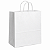 SACOLA PAPEL KRAFT BRANCA 32X20X34 COM 10 UNIDADES - Imagem 1