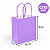 SACOLA PAPEL KRAFT LILAS 13,5X8X16CM C/10 UND - Imagem 1
