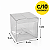 CAIXA CUBO DE ACETATO TRANSPARENTE M 5X5X5CM C/10 UNIDADE - Imagem 1