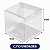 CAIXA CUBO DE ACETATO TRANSPARENTE G 6X6X6CM C/10 UNIDADE - Imagem 4