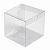CAIXA CUBO DE ACETATO TRANSPARENTE G 6X6X6CM C/10 UNIDADE - Imagem 3
