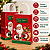 SACOLA DE PAPEL NATALINA M 26X19,5X9,5CM COM 10 UNIDADE - Imagem 2