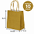 SACOLA PAPEL KRAFT OURO 13,5X8X16CM C/10 UNIDADES - Imagem 3
