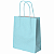 SACOLA PAPEL KRAFT AZUL BEBE 17,5X8,5X21,5CM COM 10 UNIDADES - Imagem 2