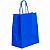 SACOLA PAPEL KRAFT AZUL BIC 17,5X8,5X21,5CM C/10 UNIDADES - Imagem 1