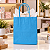SACOLA PAPEL KRAFT AZUL CEU 17,5X8,5X21,5CM C/10 UNIDADES - Imagem 4