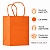 SACOLA PAPEL KRAFT LARANJA 17,5X8,5X21,5CM C/10 UND - Imagem 3