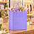 SACOLA PAPEL KRAFT LILAS 17,5X8,5X21,5CM C/10 UNIDADES - Imagem 4