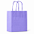 SACOLA PAPEL KRAFT LILAS 17,5X8,5X21,5CM C/10 UNIDADES - Imagem 1